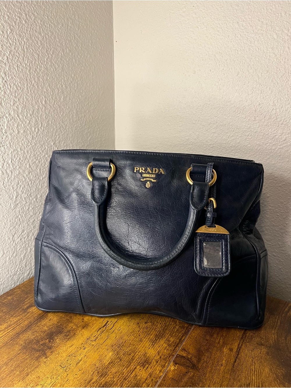 Prada Vitello satchel Galleria style bag